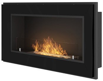 Біокамін Simple Fire Frame 900 чорний зі склом власне виробництво Simple Fire Frame 900 фото